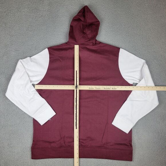 Fanatics Texas A&M Aggies Mens 2XL Sweatshirt Maroon White Extra Point Hoodie - Picture 11 of 13